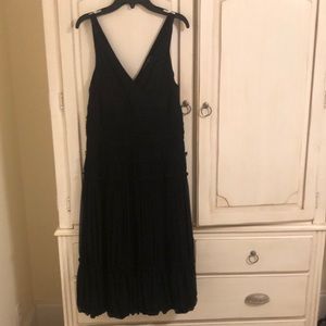 Lafayette 148 New York black sleeveless dress sz 8
